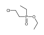 1-chloro-2-[ethoxy(ethyl)phosphoryl]ethane Structure