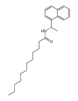 N-((S)-1-(naphthalen-1-yl)ethyl)dodecanamide Structure