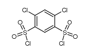 4,6-dichlorobenzene-1,3-disulfonyl chloride结构式