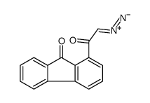 2-diazonio-1-(9-oxofluoren-1-yl)ethenolate结构式