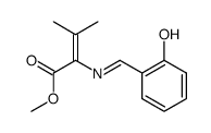 N-Salicyliden-dehydrovalin-methylester Structure