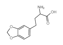 1,3-Benzodioxole-5-butanoicacid, a-amino- structure