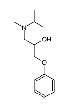 1-[methyl(propan-2-yl)amino]-3-phenoxypropan-2-ol Structure