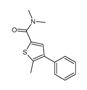 N,N,5-trimethyl-4-phenylthiophene-2-carboxamide结构式