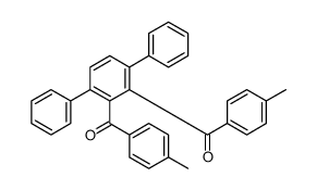 [2-(4-methylbenzoyl)-3,6-diphenylphenyl]-(4-methylphenyl)methanone结构式