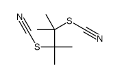 (2,3-dimethyl-3-thiocyanatobutan-2-yl) thiocyanate结构式