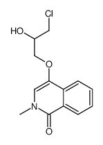 4-(3-chloro-2-hydroxypropoxy)-2-methylisoquinolin-1-one结构式