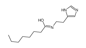 N-[2-(1H-imidazol-5-yl)ethyl]octanamide Structure