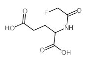 L-Glutamic acid,N-(fluoroacetyl)- (9CI) Structure