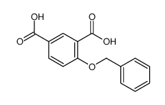 4-phenylmethoxybenzene-1,3-dicarboxylic acid Structure