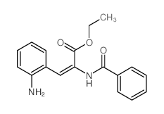 2-Propenoicacid, 3-(2-aminophenyl)-2-(benzoylamino)-, ethylester picture