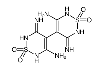 4-(3,5-diamino-1,1-dioxo-2H-1,2,6-thiadiazin-4-yl)-1,1-dioxo-2H-1,2,6-thiadiazine-3,5-diamine Structure