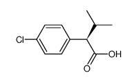 (R)-2-(4-Chlorophenyl)-3-methylbutanoic acid structure