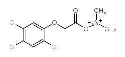 dimethylazanium,2-(2,4,5-trichlorophenoxy)acetate结构式