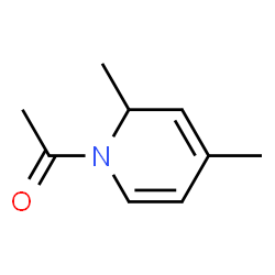 Pyridine, 1-acetyl-1,2-dihydro-2,4-dimethyl- (9CI) Structure