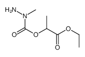 ethyl 2-[amino(methyl)carbamoyl]oxypropanoate Structure