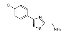 {[4-(4-Chlorophenyl)-1,3-thiazol-2-yl]-methyl}amine dihydrochloride结构式