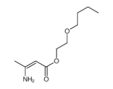 2-butoxyethyl 3-aminobut-2-enoate结构式