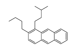 2-butyl-1-(3-methylbutyl)anthracene Structure