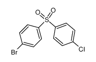 1-Bromo-4-((4-Chlorophenyl)Sulfonyl)Benzene Structure