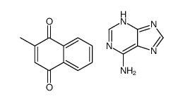 2-methylnaphthalene-1,4-dione,7H-purin-6-amine结构式