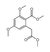 methyl 2,4-dimethoxy-6-(2-methoxy-2-oxoethyl)benzoate Structure