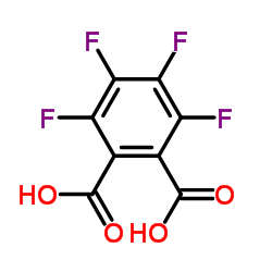 3,4,5,6-Tetrafluorophthalic acid structure