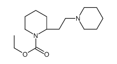 ethyl (2S)-2-(2-piperidin-1-ylethyl)piperidine-1-carboxylate Structure