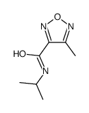 4-methyl-N-propan-2-yl-1,2,5-oxadiazole-3-carboxamide Structure