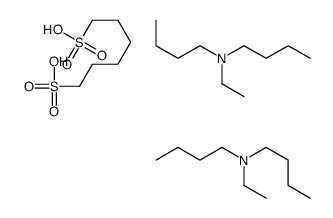 hexamethylene bis(hydrogen sulphate), compound with N-ethyldibutylamine (1:2) picture