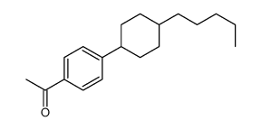 1-[4-(4-pentylcyclohexyl)phenyl]ethanone结构式