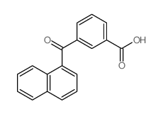 Benzoic acid,3-(1-naphthalenylcarbonyl)-结构式