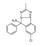 7-chloro-2-methyl-5-phenyl-[1,2,4]triazolo[1,5-b]isoindol-5-amine Structure