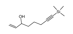 8-(trimethylsilyl)-1-octen-7-yn-3-ol Structure