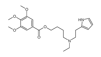 3,4,5-Trimethoxybenzoic acid 4-[N-ethyl-N-[2-(1H-pyrrol-2-yl)ethyl]amino]butyl ester picture