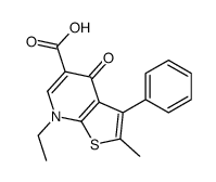 7-ETHYL-2-METHYL-4-OXO-3-PHENYL-4,7-DIHYDROTHIENO[2,3-B]PYRIDINE-5-CARBOXYLIC ACID picture