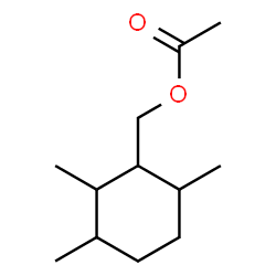 2,3,6-trimethyl cyclohexyl methyl acetate Structure