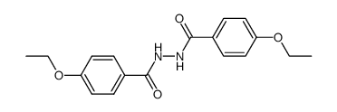 N,N'-Bis-<4-ethoxy-benzoyl>-hydrazin Structure