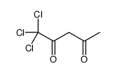 1,1,1-trichloropentane-2,4-dione Structure