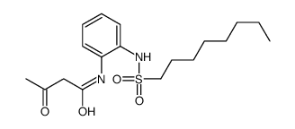 N-[2-(octylsulfonylamino)phenyl]-3-oxobutanamide Structure