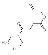 prop-2-enyl 3-(diethylcarbamoyl)propanoate structure