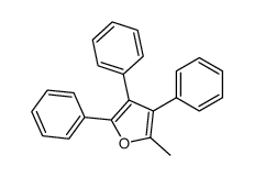 methyl-2 triphenyl-3,4,5 furanne Structure