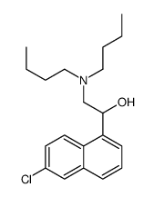 1-(6-chloronaphthalen-1-yl)-2-(dibutylamino)ethanol结构式