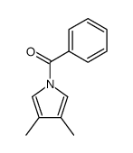 (3,4-dimethyl-1H-pyrrol-1-yl)(phenyl)methanone结构式
