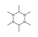 1,2,3,4,5,6-hexamethyl-1,2,4,5-tetrazinane结构式