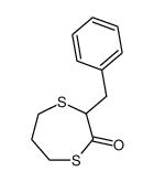 3-benzyl-1,4-dithiepan-2-one Structure