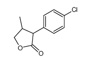 3-(4-chlorophenyl)-4-methyloxolan-2-one Structure