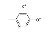 potassium salt of 5-hydroxy-2-methylpyridine Structure