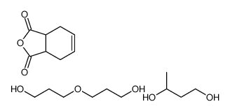 3a,4,7,7a-tetrahydro-2-benzofuran-1,3-dione,butane-1,3-diol,3-(3-hydroxypropoxy)propan-1-ol结构式
