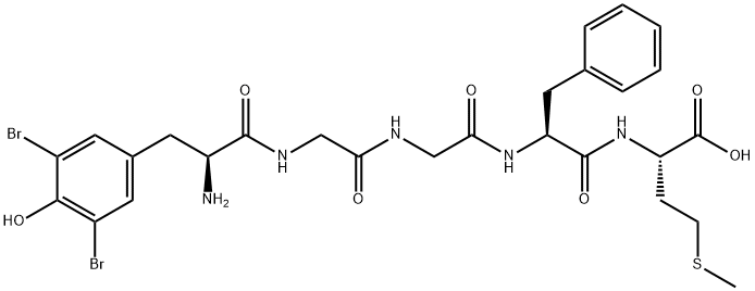 3,5-dibr-tyr1-methionine enkephalin结构式